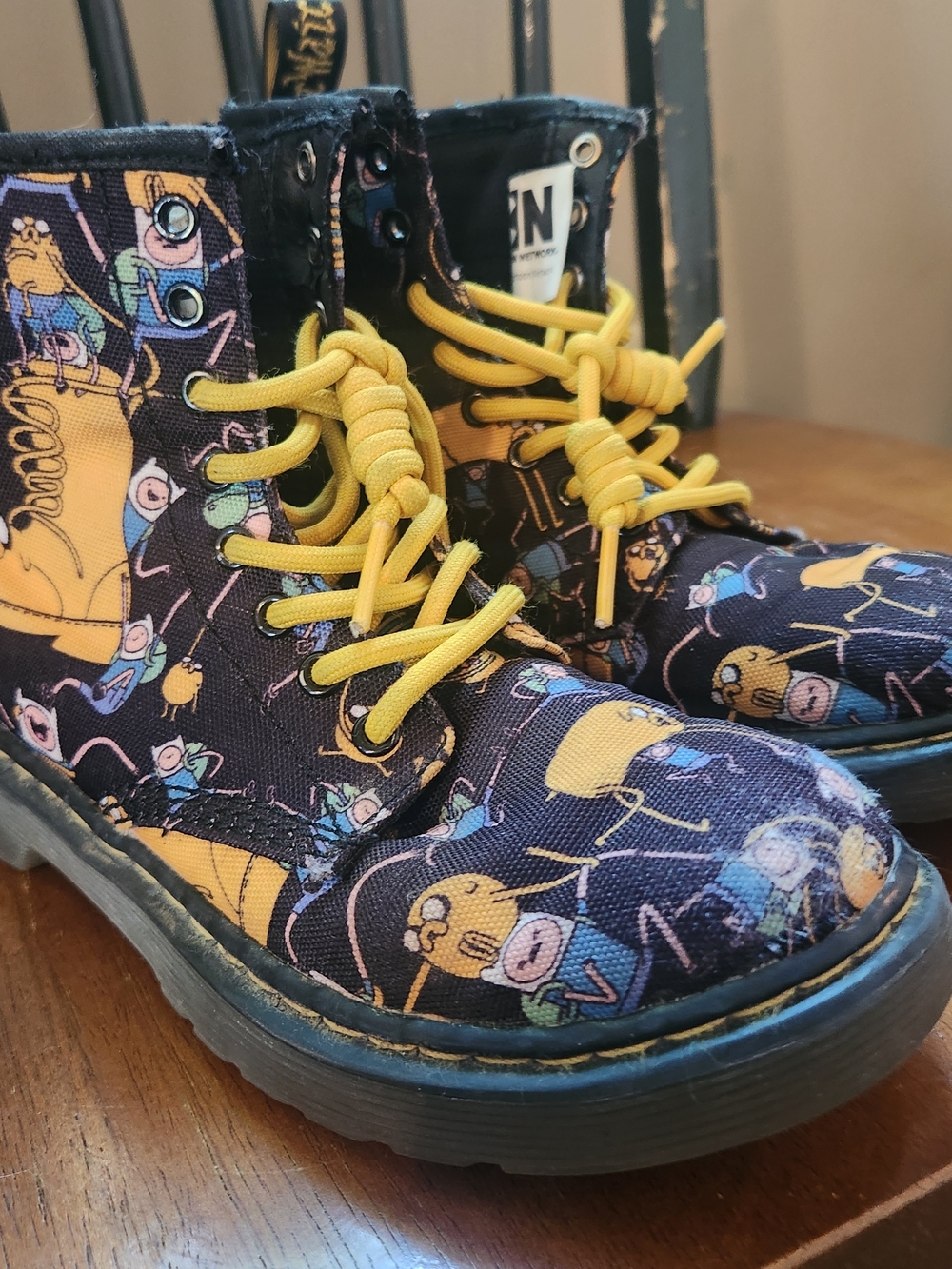 Adventure Time Dr. Martens Lace-Up Kids  Boot Size 13
